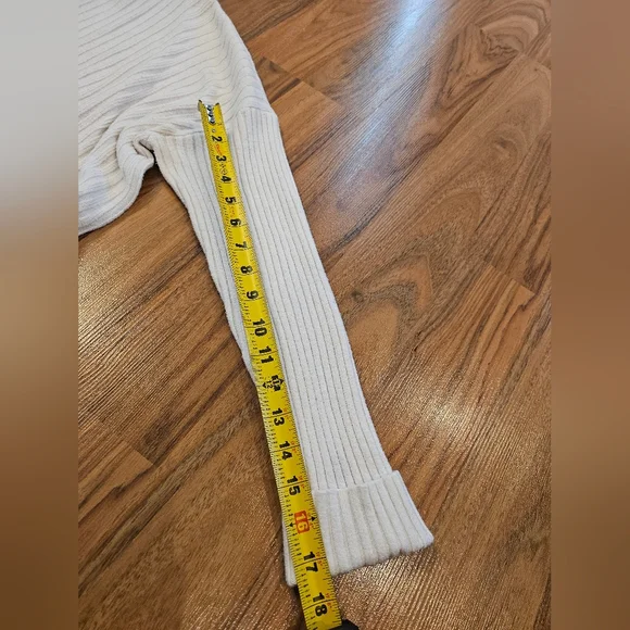 Elegant White LOFT Women's Cotton Knit Sweater - Picture 8 of 10